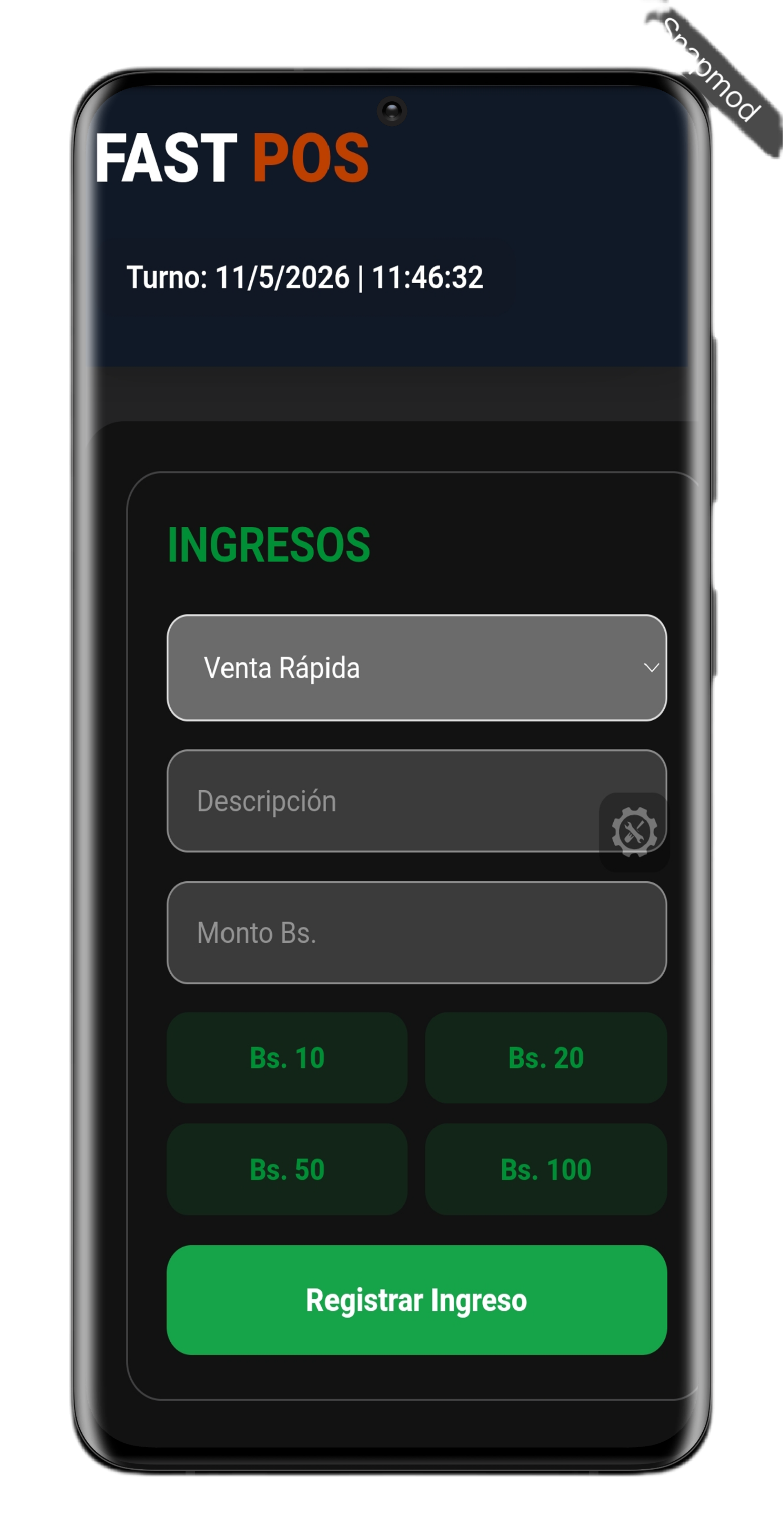 COntrol de Ingresos y Movimientos
